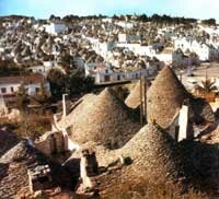 Alberobello, panoramica dei trulli