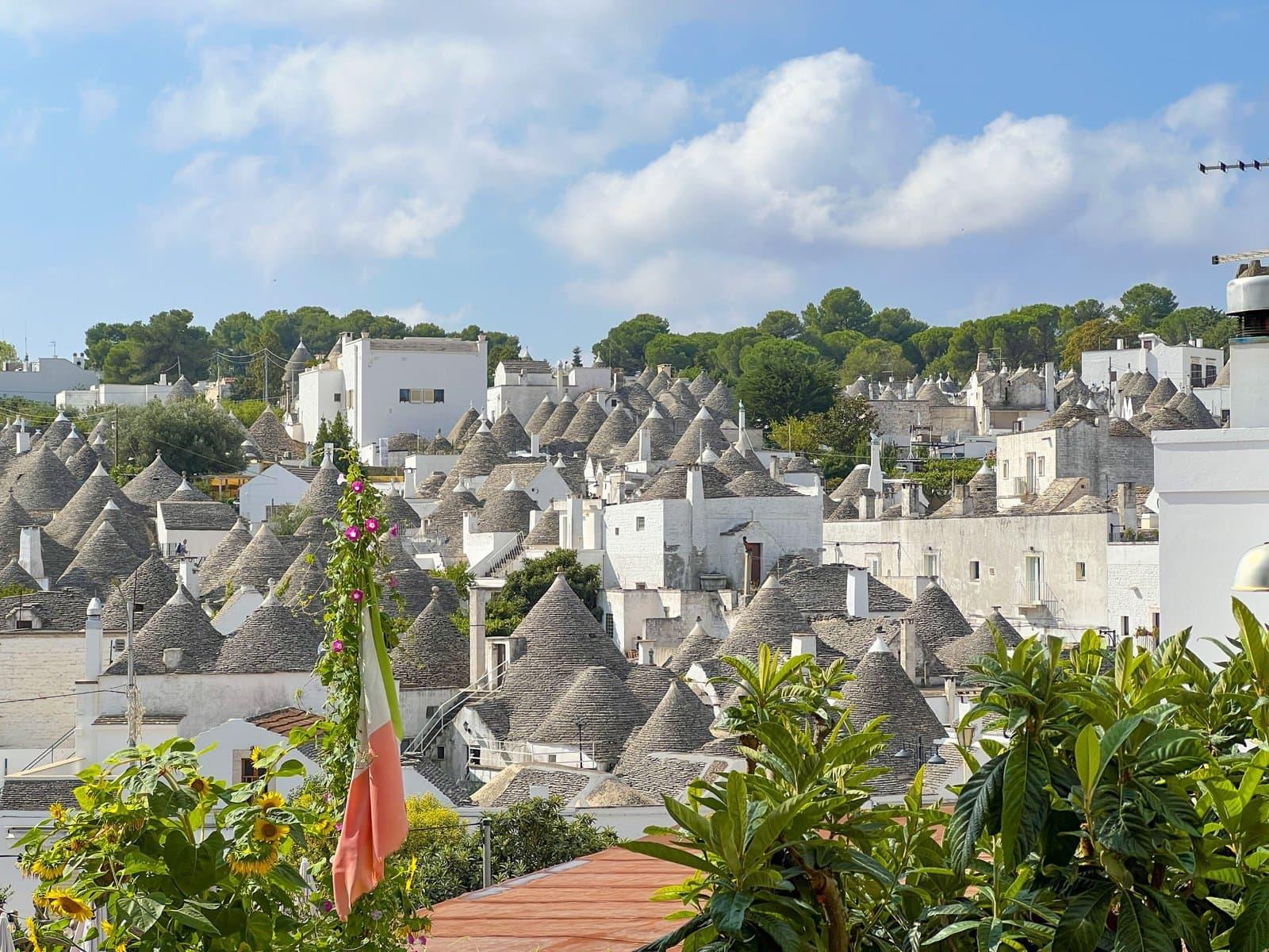 Belvedere Santa Lucia Alberobello panoramic view trulli