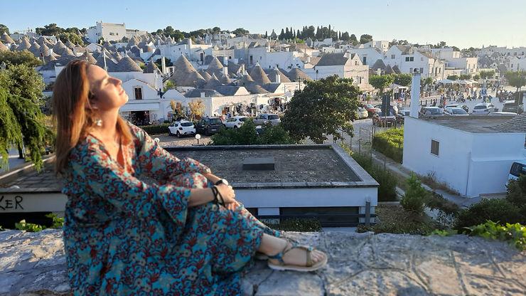 Vista panoramica dei trulli di Alberobello